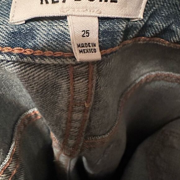 Re/Done | NWTs 70s Ultra High Rise Stove Pipe Jeans Size 25 - Picture 8 of 8